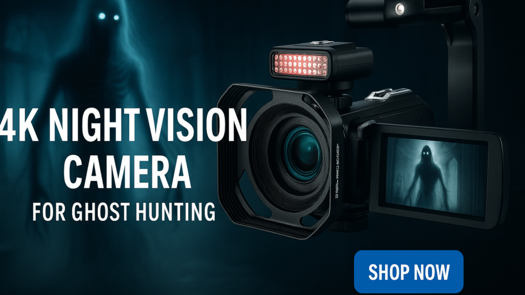 4K Camcorder ORDRO UHD Night Vision Video Camera Vlog Ghost Hunting Camera Camcorder for 